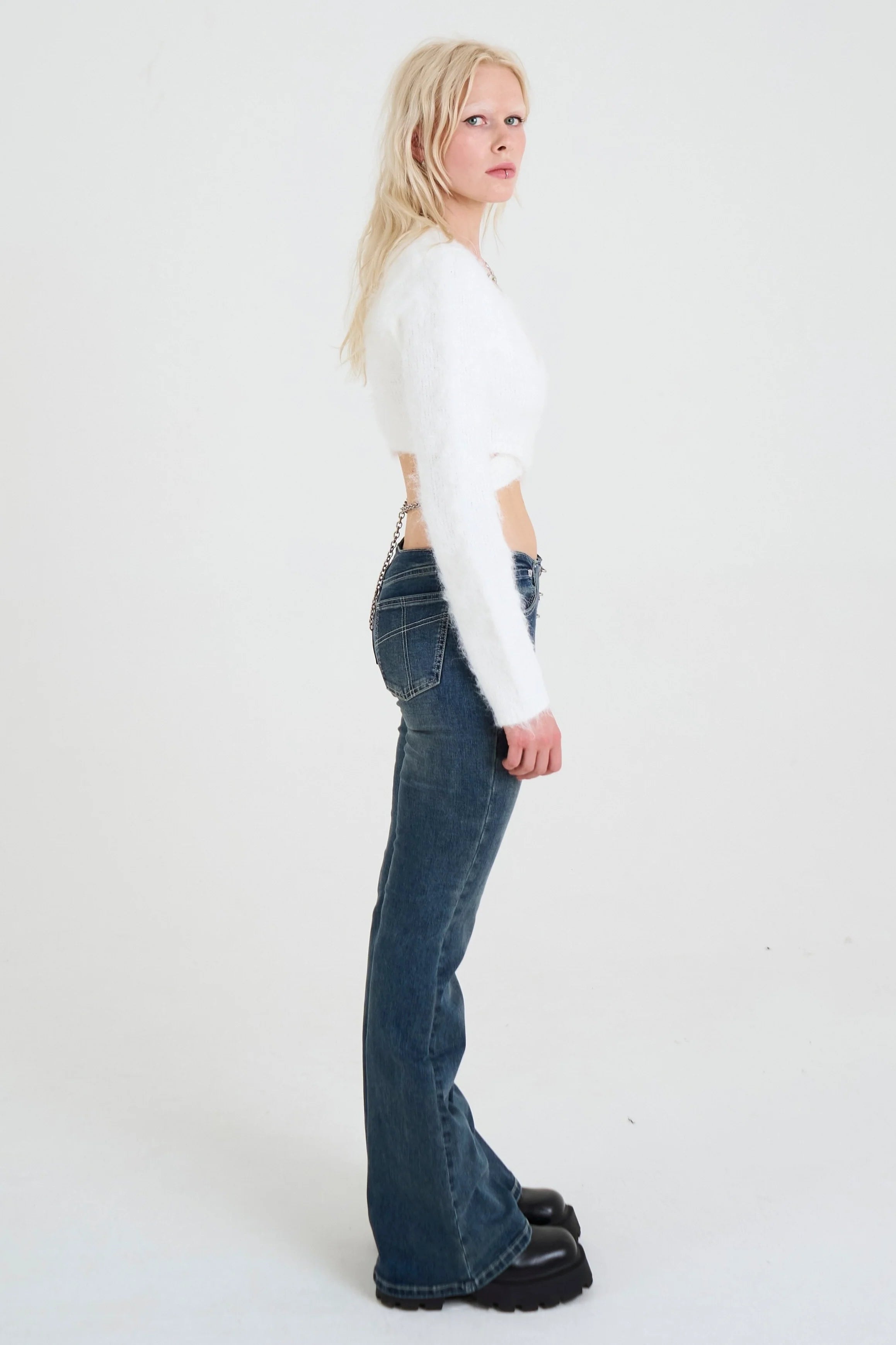 THE HUSK FLUFFY BALLET KNIT TOP  - VIA THE RAGGED PRIEST | Only €83 | NOW AVAILABLE TO SHOP at IAMINHATELOVE 