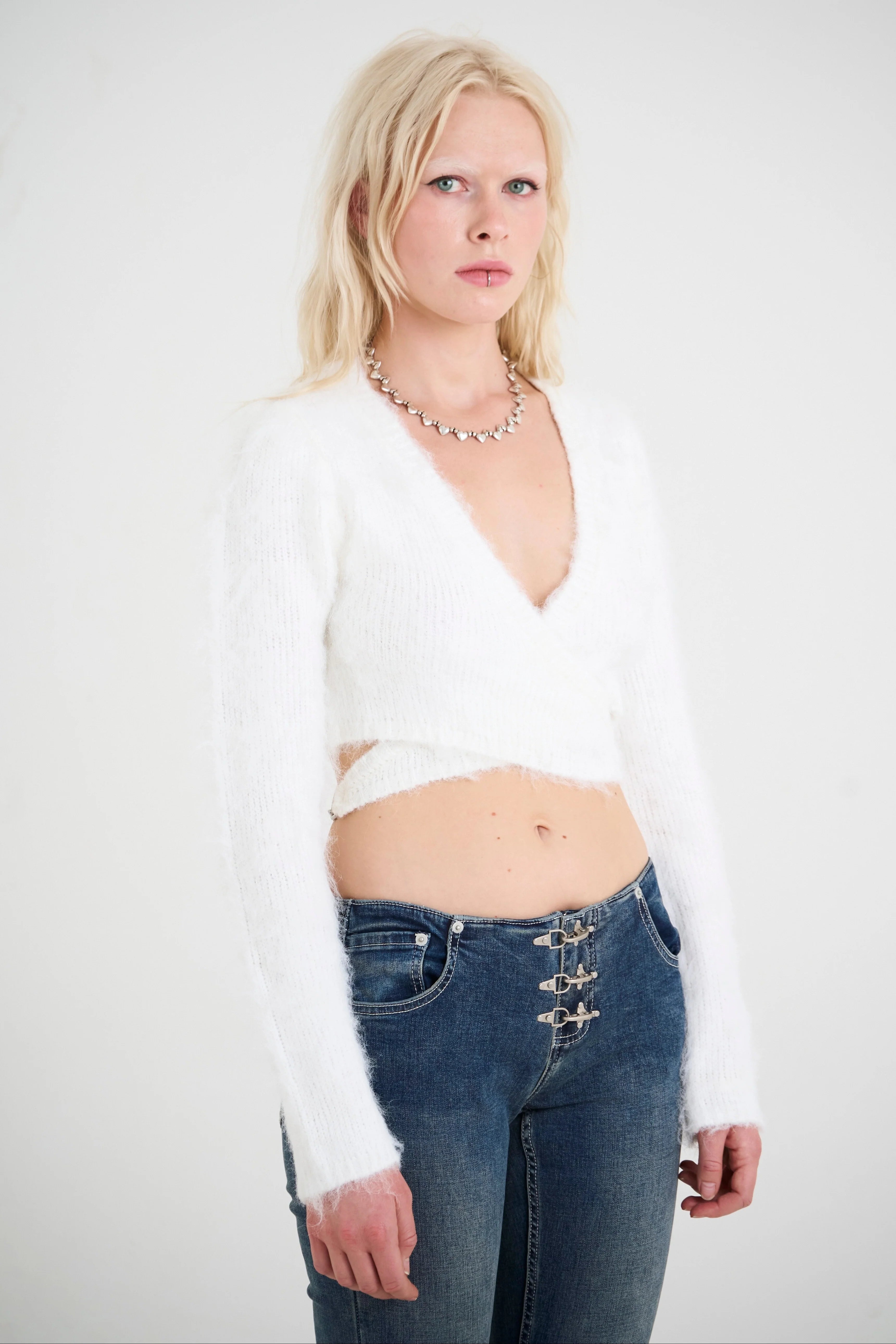 THE HUSK FLUFFY BALLET KNIT TOP  - VIA THE RAGGED PRIEST | Only €83 | NOW AVAILABLE TO SHOP at IAMINHATELOVE 