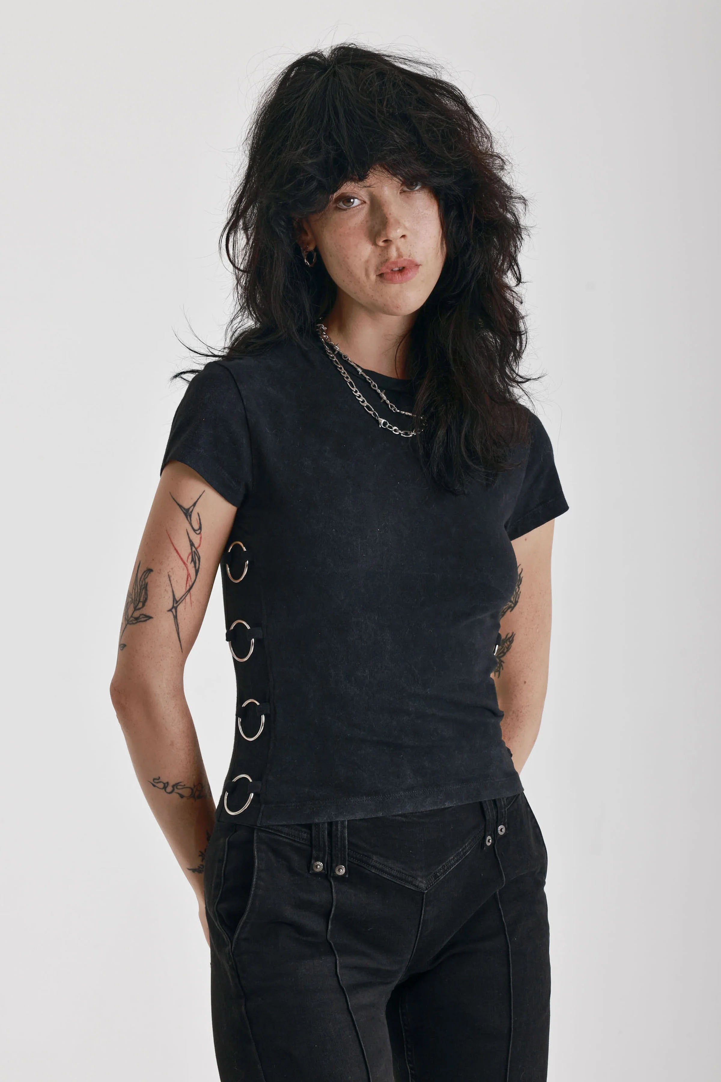 THE LINK ACID WASH O-RING T SHIRT  - VIA THE RAGGED PRIEST | Only €51 | NOW AVAILABLE TO SHOP at IAMINHATELOVE 