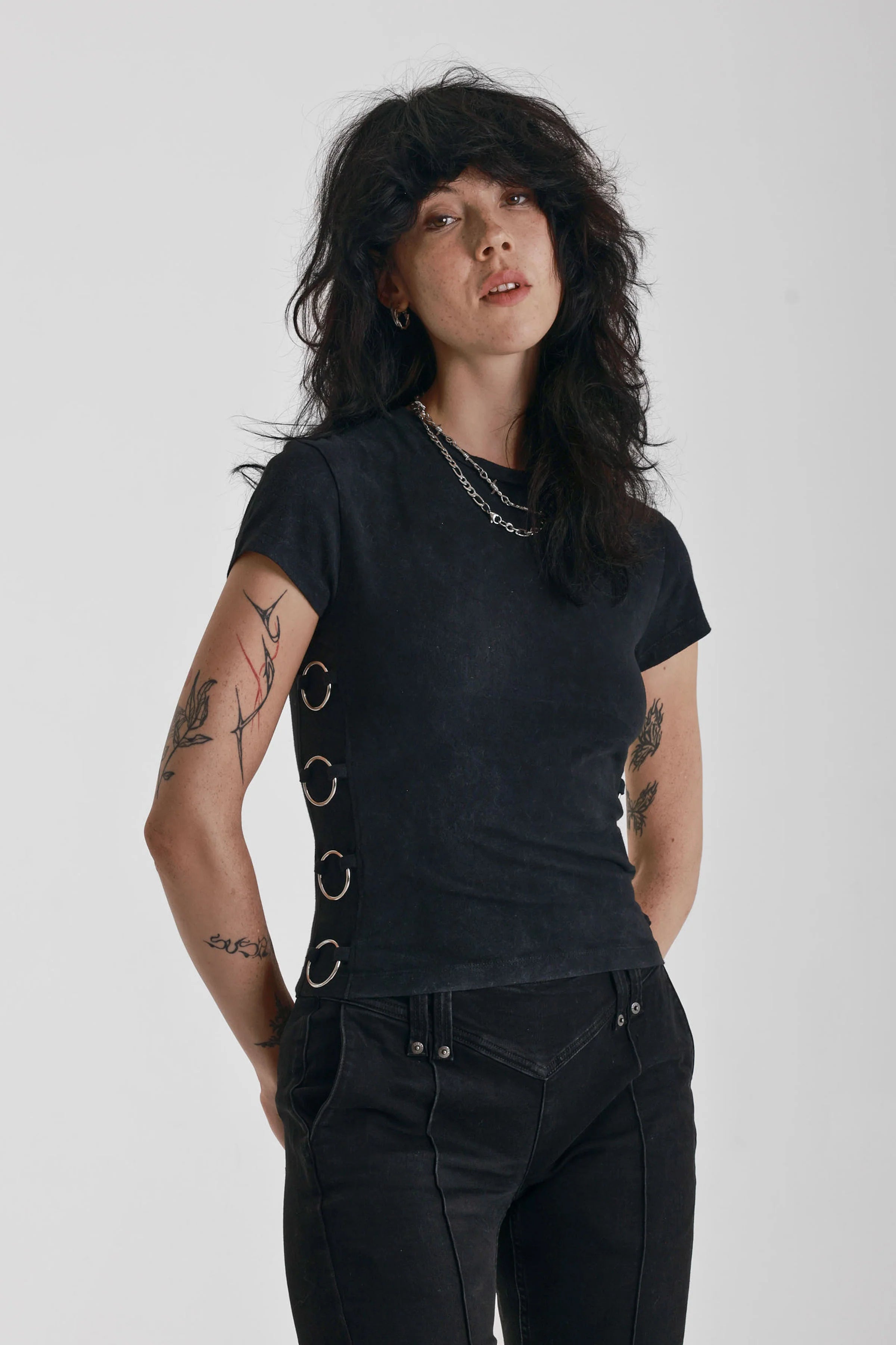 THE LINK ACID WASH O-RING T SHIRT  - VIA THE RAGGED PRIEST | Only €51 | NOW AVAILABLE TO SHOP at IAMINHATELOVE 