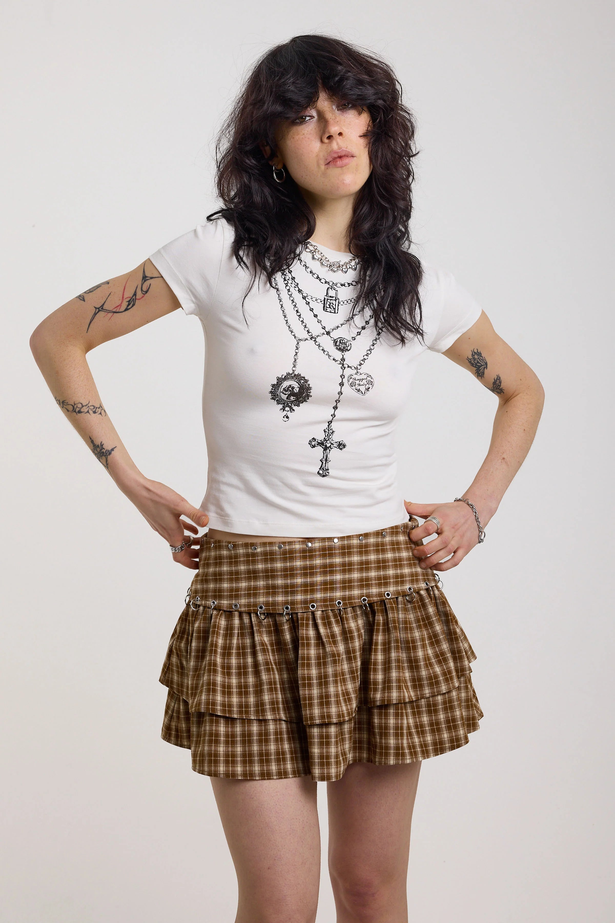 THE PENDANT NECKLACE GRAPHIC BABY T-SHIRT  - VIA THE RAGGED PRIEST | Only €43 | NOW AVAILABLE TO SHOP at IAMINHATELOVE 