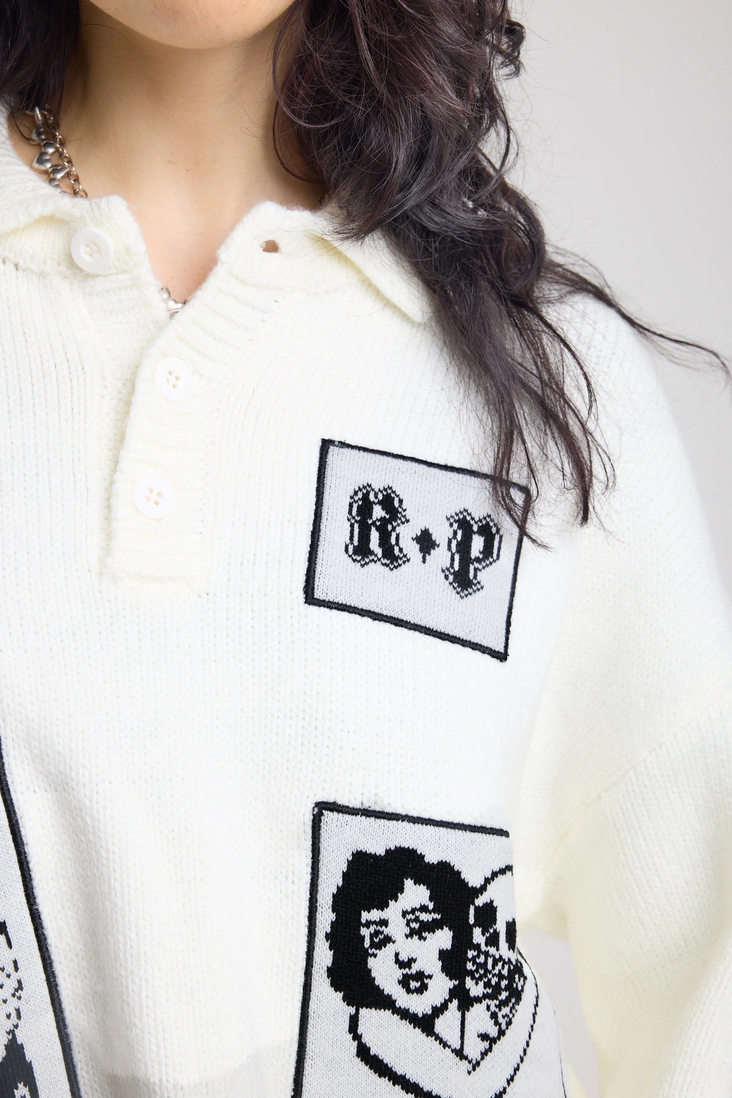THE POST RUGBY APPLIQUÉ KNIT JUMPER  - VIA THE RAGGED PRIEST | Only €98 | NOW AVAILABLE TO SHOP at IAMINHATELOVE 