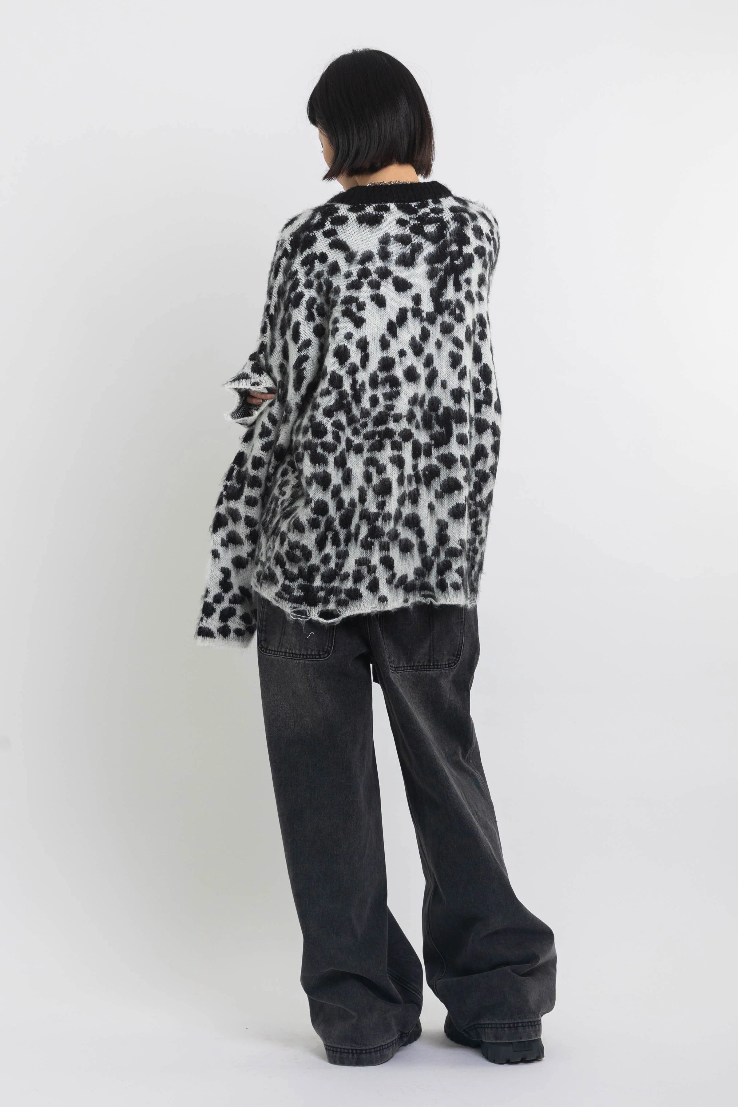 THE ROLLY DALMATIAN PRINT RELAXED KNIT JUMPER  - VIA THE RAGGED PRIEST | Only €86 | NOW AVAILABLE TO SHOP at IAMINHATELOVE 