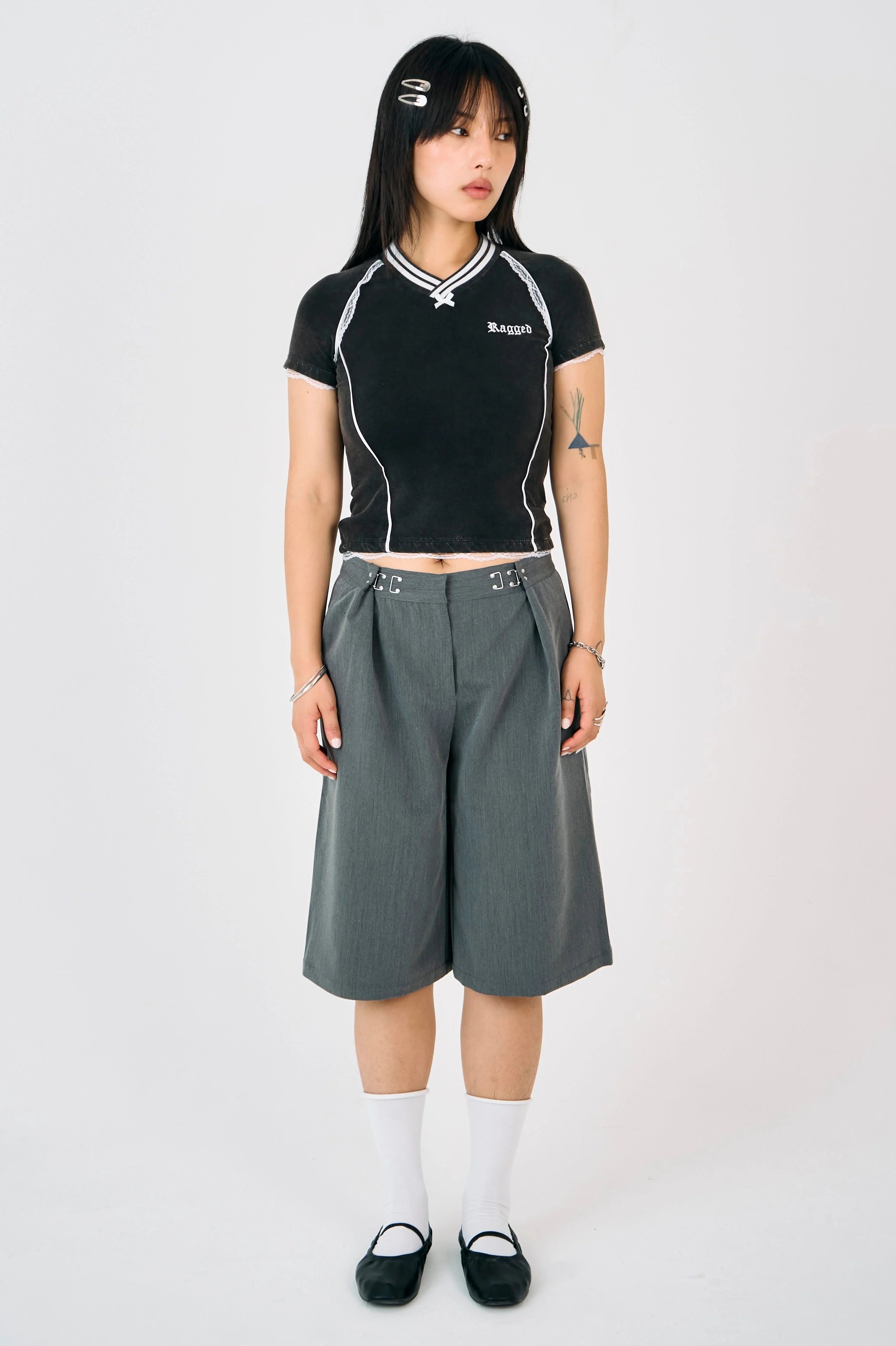 THE SCORE VARSITY POLO BABY TEE  - VIA THE RAGGED PRIEST | Only €55 | NOW AVAILABLE TO SHOP at IAMINHATELOVE 