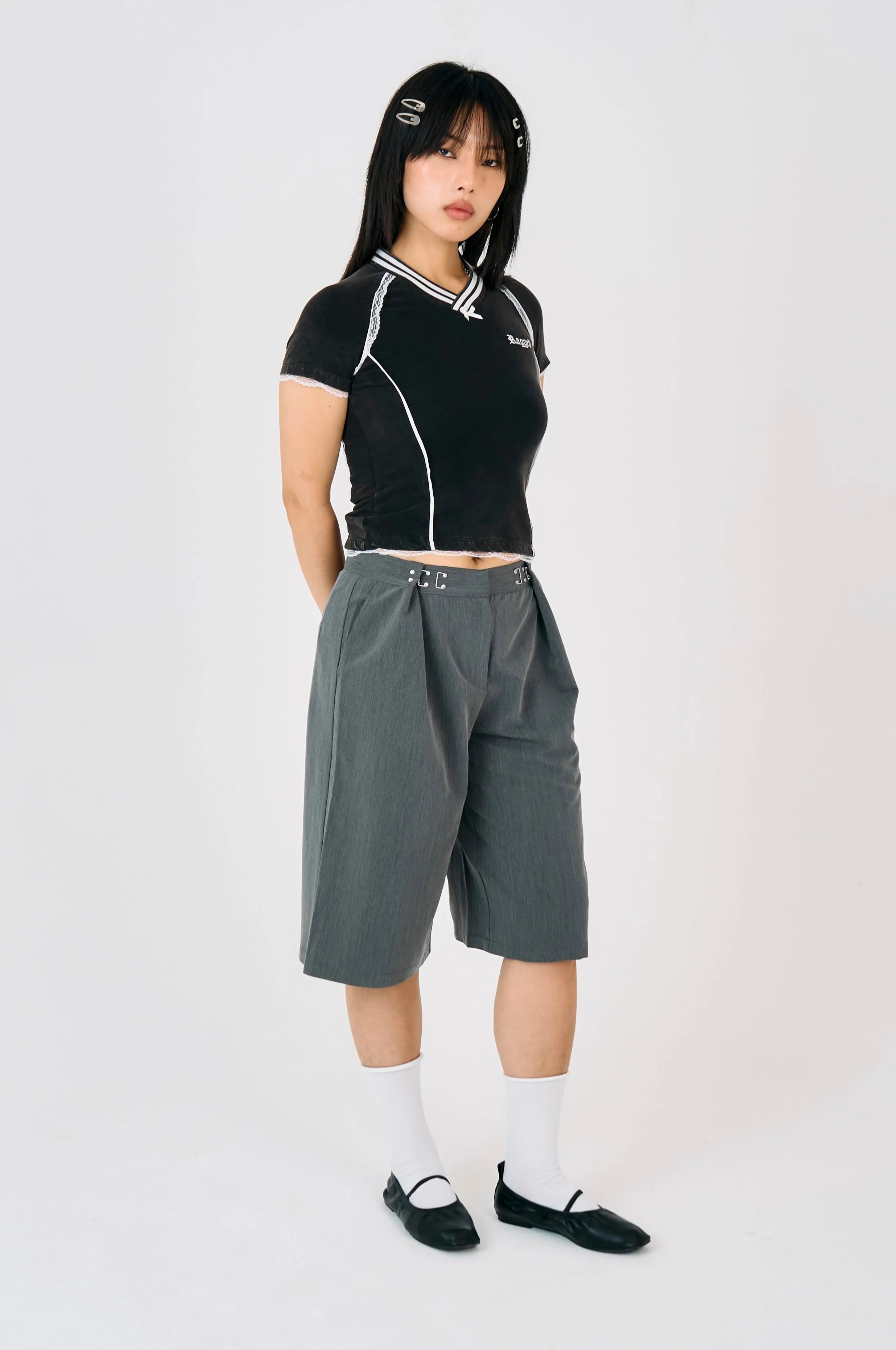 THE SCORE VARSITY POLO BABY TEE  - VIA THE RAGGED PRIEST | Only €55 | NOW AVAILABLE TO SHOP at IAMINHATELOVE 