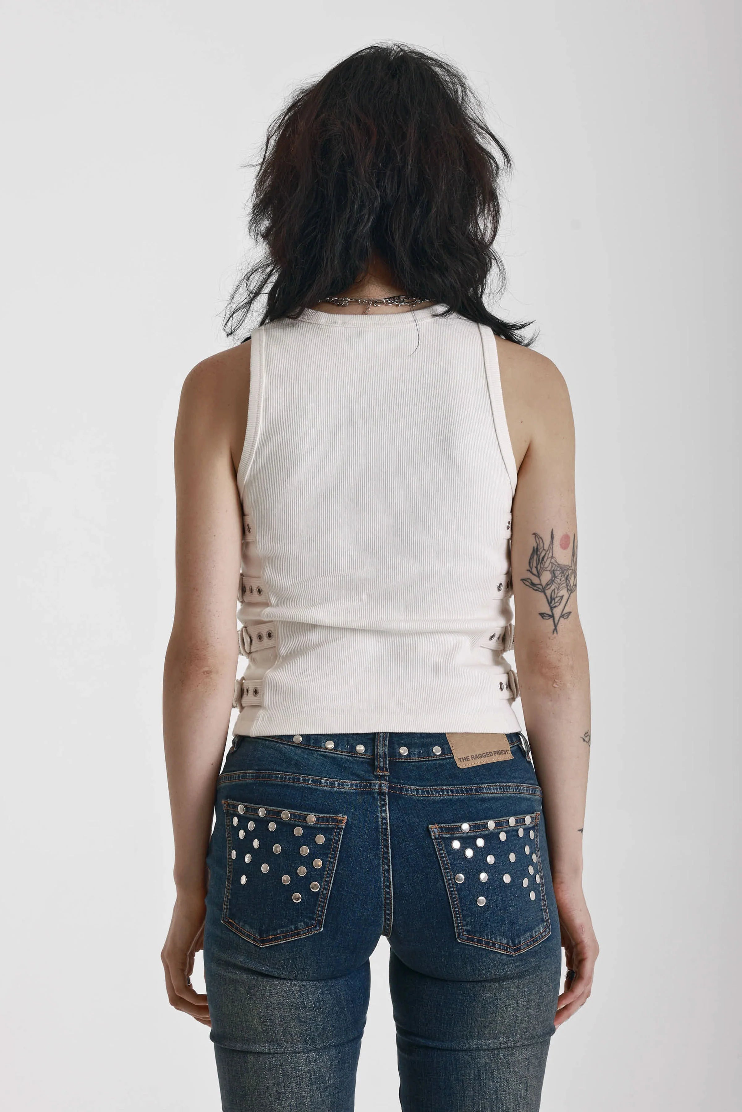 THE STRAIGHT BUCKLE STRAP TANK TOP  - VIA THE RAGGED PRIEST | Only €68 | NOW AVAILABLE TO SHOP at IAMINHATELOVE 