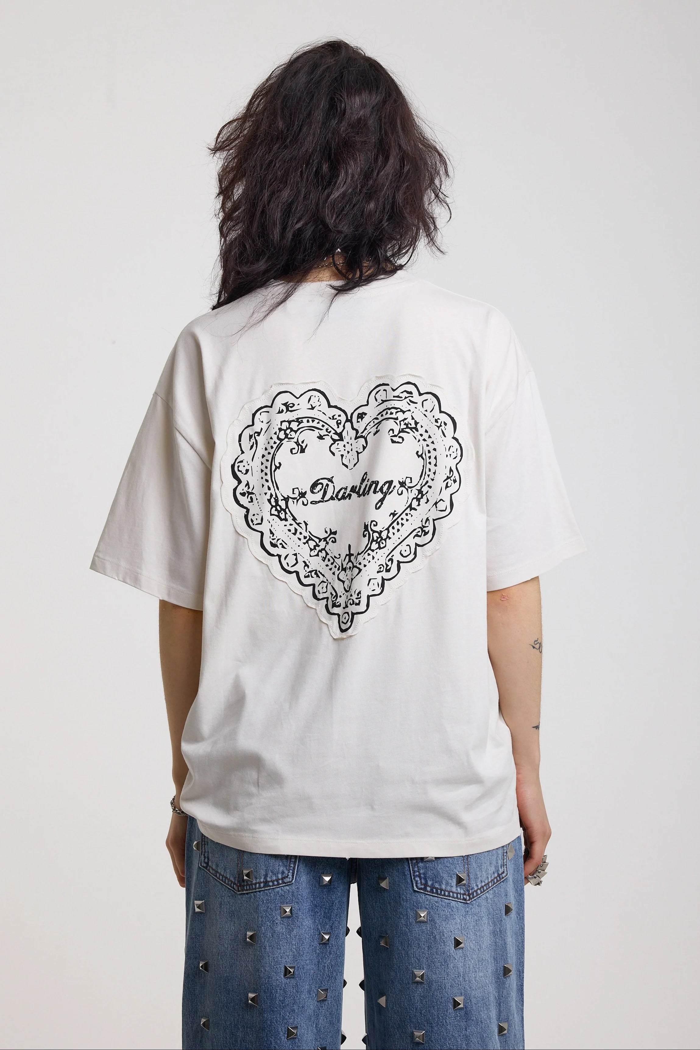 THE SWEETHEART OVERSIZED HEART GRAPHIC T-SHIRT  - VIA THE RAGGED PRIEST | Only €52 | NOW AVAILABLE TO SHOP at IAMINHATELOVE 