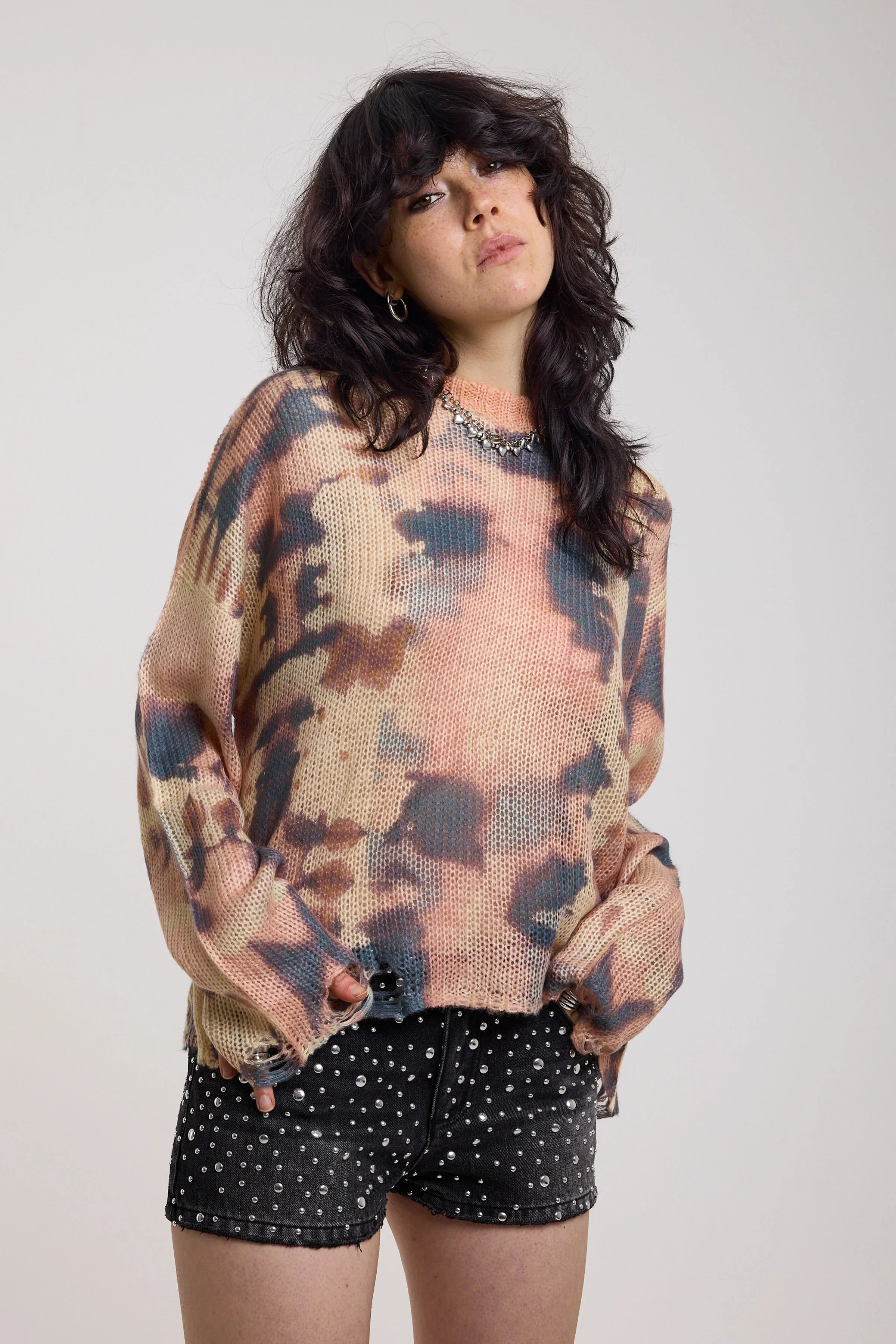 THE TINT PASTEL CAMO BACKLESS KNIT JUMPER  - VIA THE RAGGED PRIEST | Only €71 | NOW AVAILABLE TO SHOP at IAMINHATELOVE 