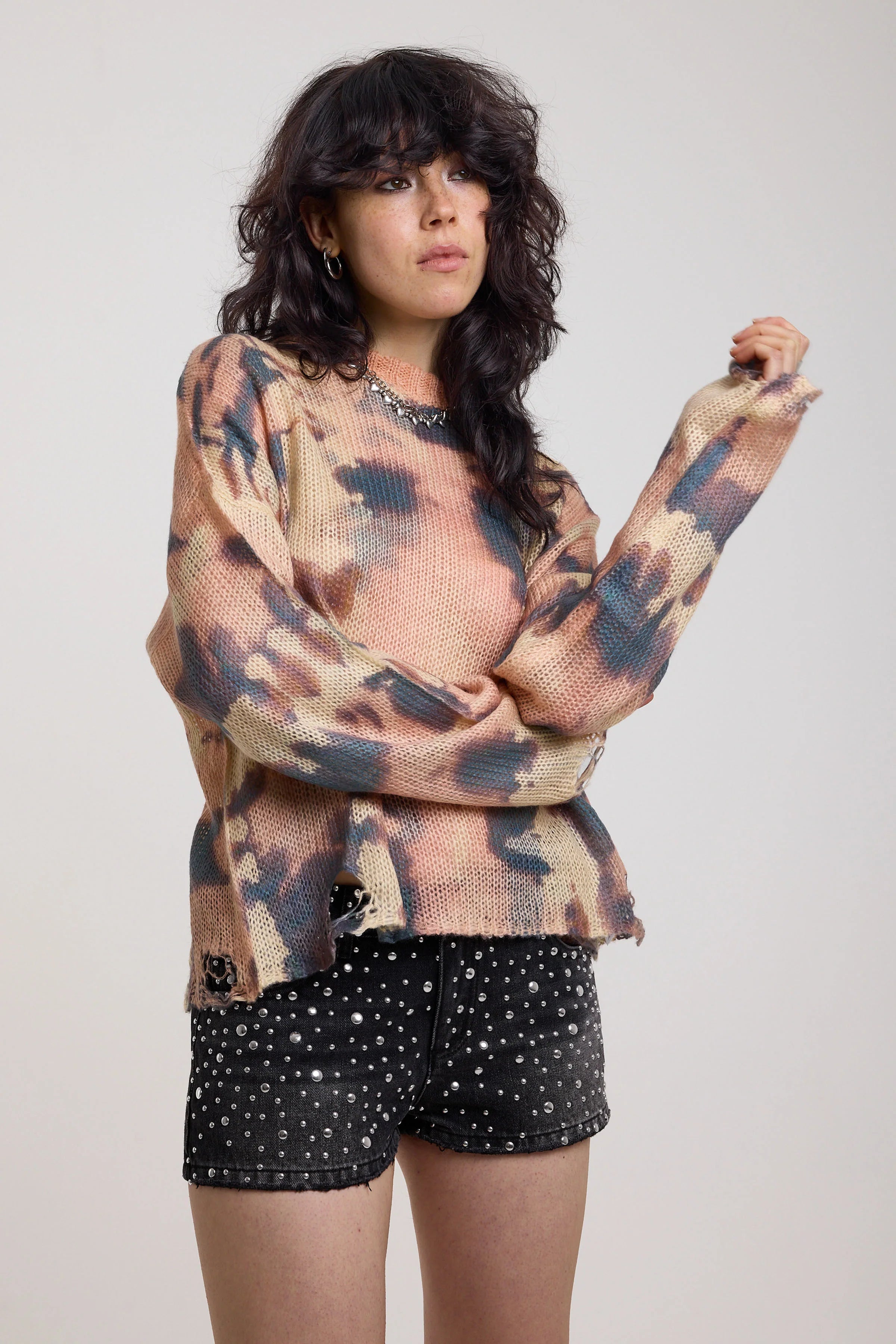 THE TINT PASTEL CAMO BACKLESS KNIT JUMPER  - VIA THE RAGGED PRIEST | Only €71 | NOW AVAILABLE TO SHOP at IAMINHATELOVE 