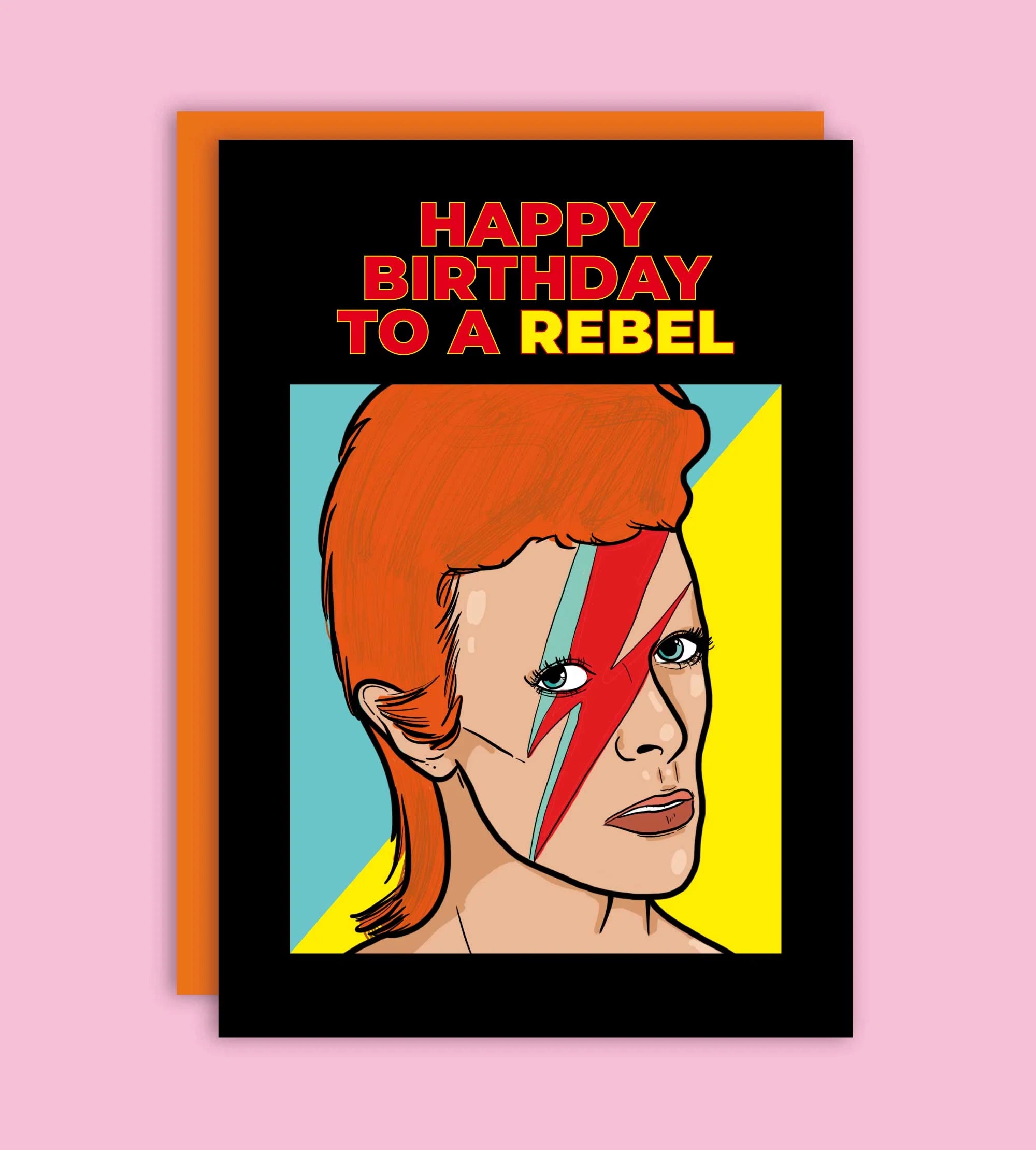 THE REBEL! REBEL GREETING CARD  - VIA IAMINHATELOVE | Only €4 | NOW AVAILABLE TO SHOP at IAMINHATELOVE 