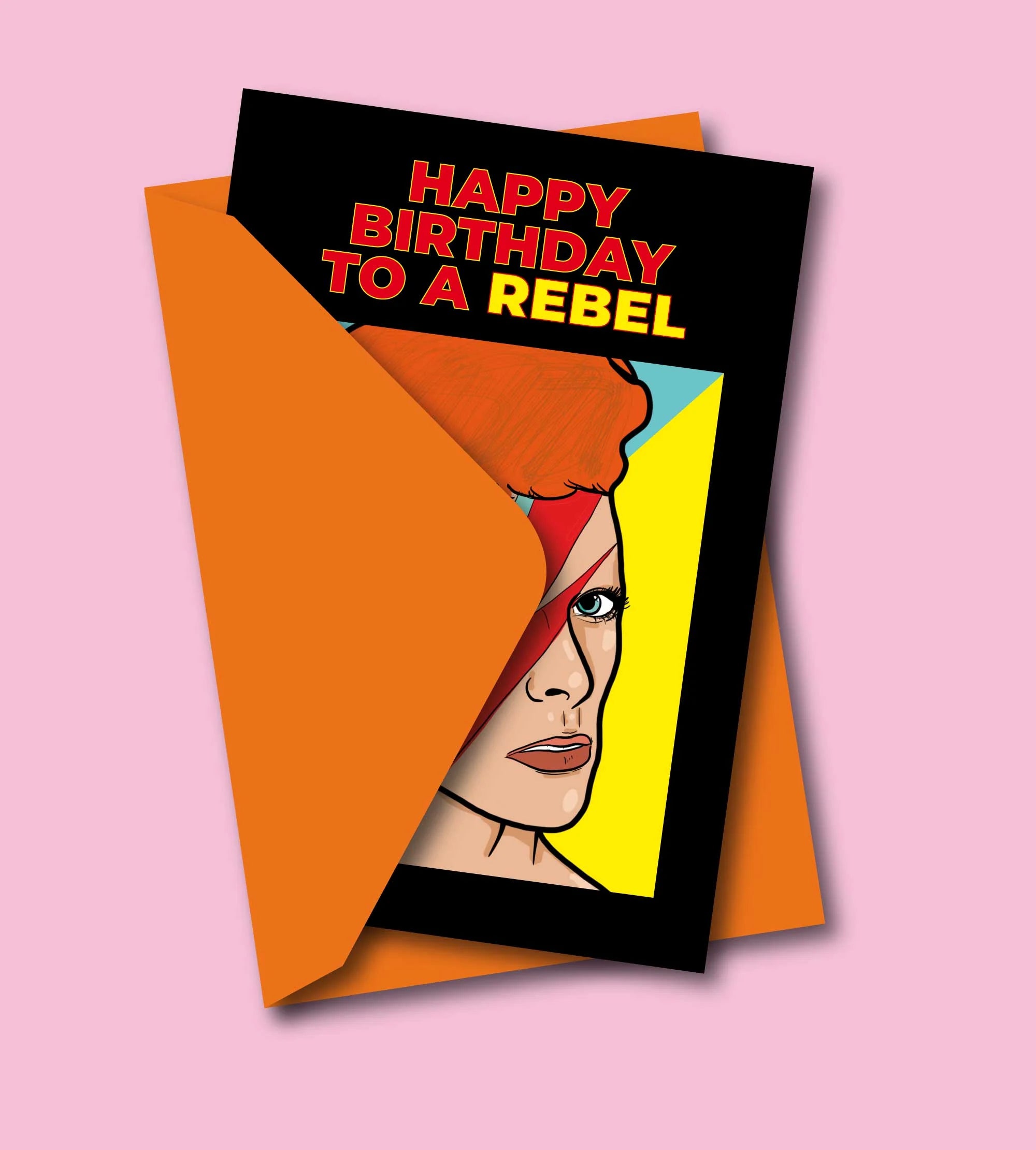 THE REBEL! REBEL GREETING CARD  - VIA IAMINHATELOVE | Only €4 | NOW AVAILABLE TO SHOP at IAMINHATELOVE 