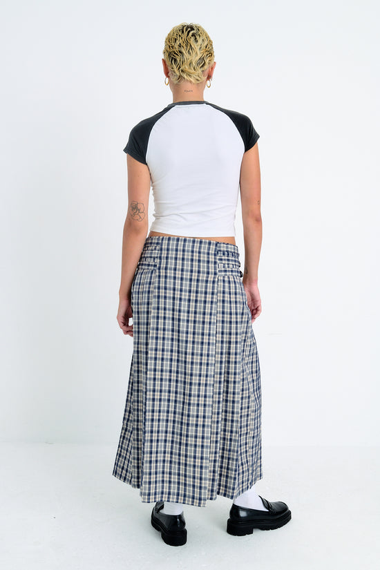 ROARY CHECK MAXI SKIRT  - VIA THE RAGGED PRIEST | Only €59 | NOW AVAILABLE TO SHOP at IAMINHATELOVE