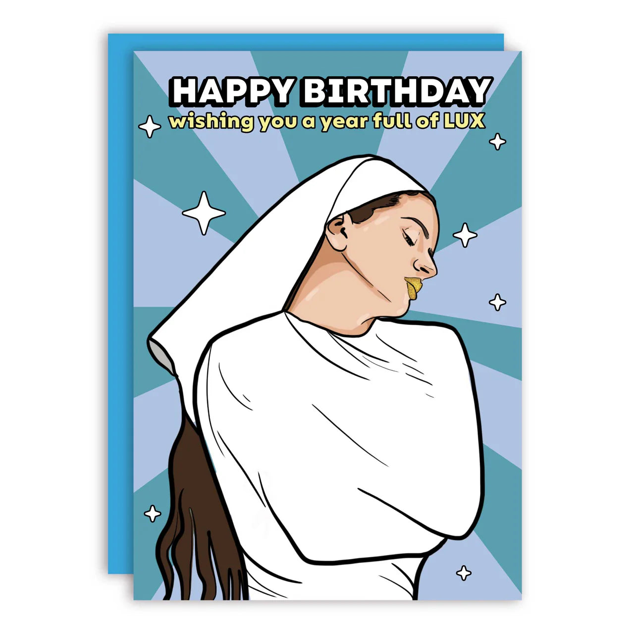 THE YEAR FULL OF LUX GREETING CARD  - VIA IAMINHATELOVE | Only €4 | NOW AVAILABLE TO SHOP at IAMINHATELOVE 