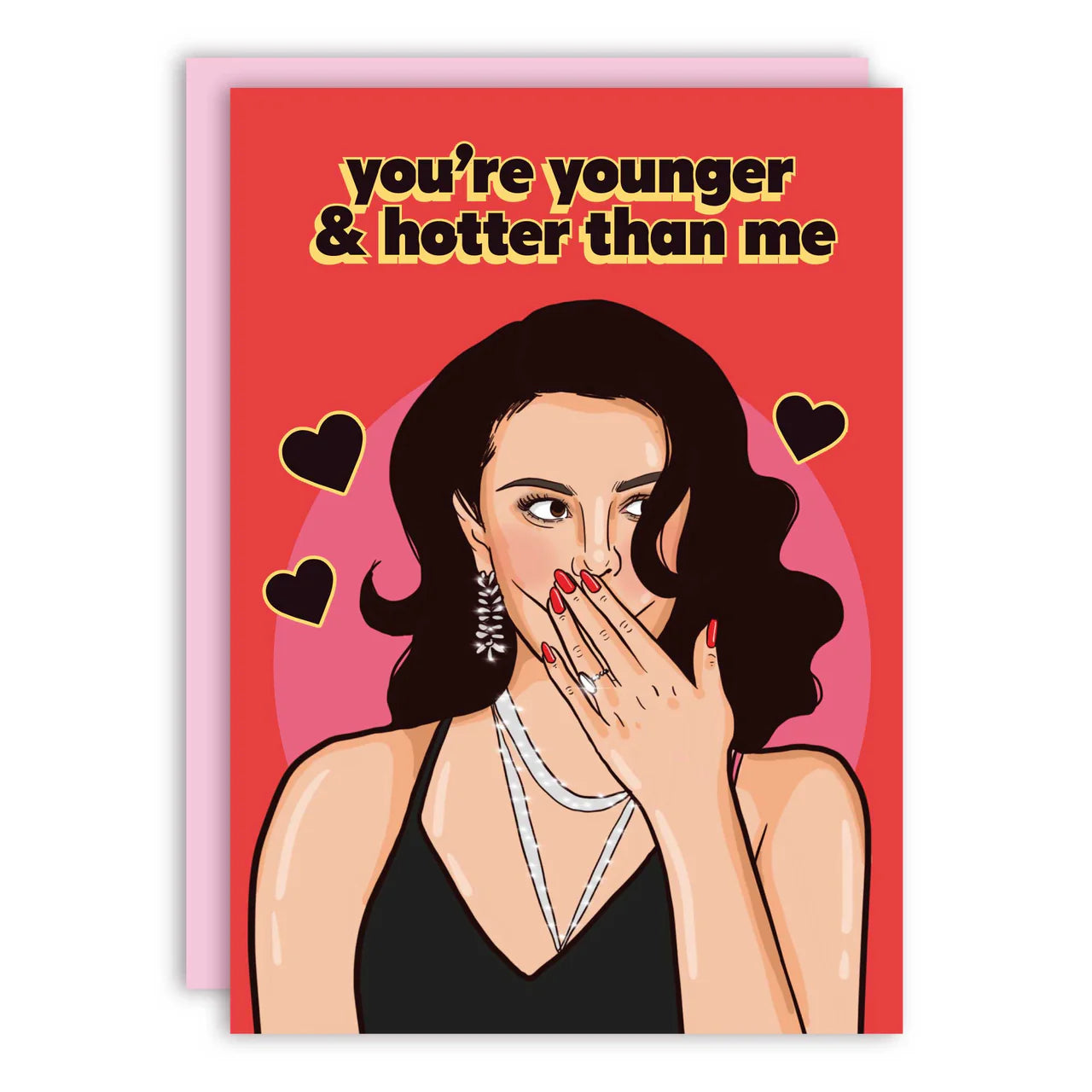 THE YOUNGER & HOTTER GREETING CARD  - VIA IAMINHATELOVE | Only €4 | NOW AVAILABLE TO SHOP at IAMINHATELOVE 