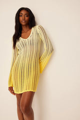SHEER OMBRE KNITTED DRESS W/ AN OPEN BACK - EXCLUSIVE Dresses from NA-KD - Just $76.00! SHOP NOW AT IAMINHATELOVE BOTH IN STORE FOR CYPRUS AND ONLINE WORLDWIDE