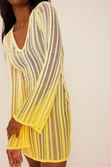 SHEER OMBRE KNITTED DRESS W/ AN OPEN BACK - EXCLUSIVE Dresses from NA-KD - Just $76.00! SHOP NOW AT IAMINHATELOVE BOTH IN STORE FOR CYPRUS AND ONLINE WORLDWIDE
