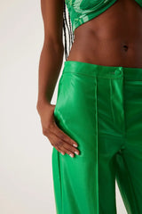 SHINY PU STRAIGHT FIT SUMMER PANTS - EXCLUSIVE Pants from NA-KD - Just $68.00! SHOP NOW AT IAMINHATELOVE BOTH IN STORE FOR CYPRUS AND ONLINE WORLDWIDE