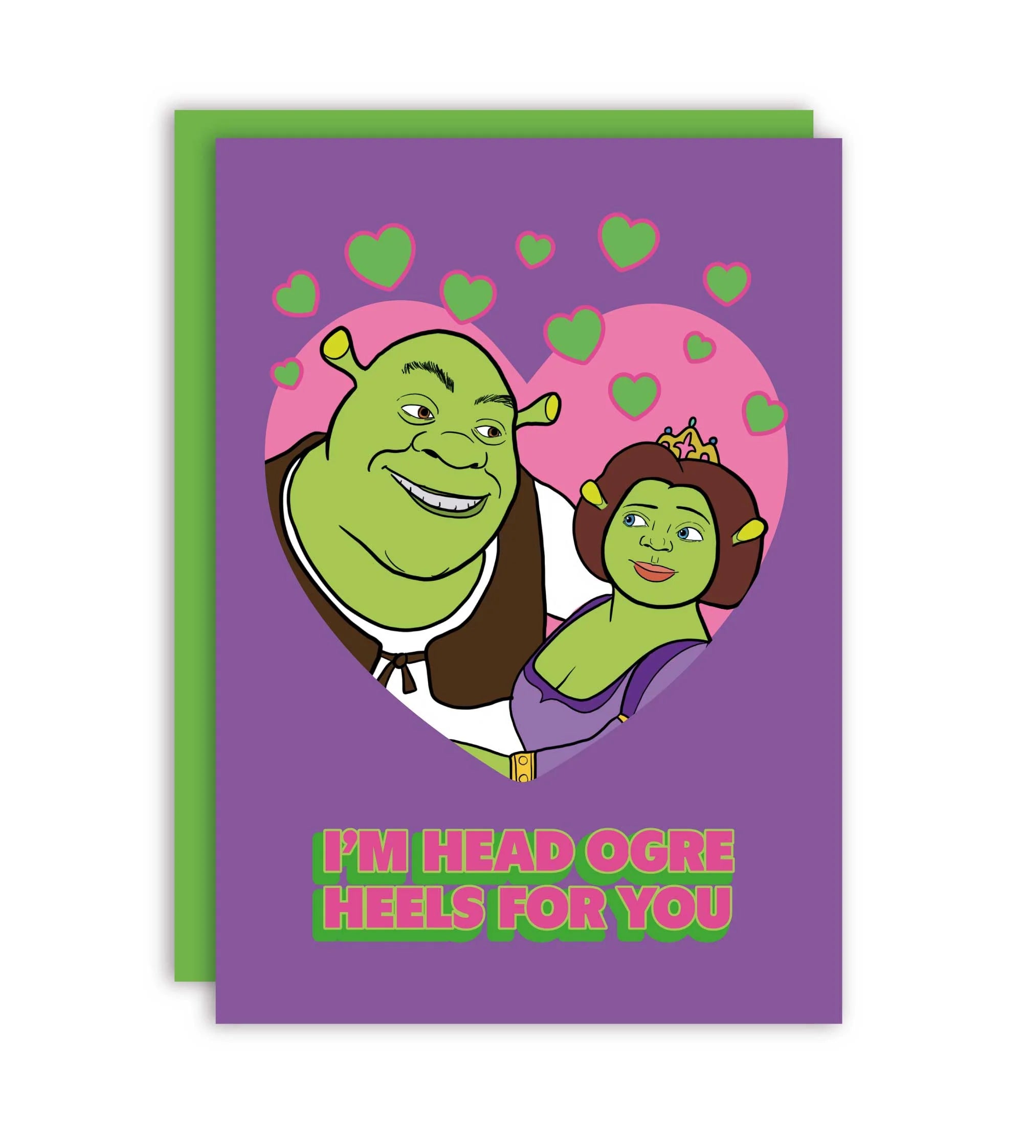 THE HEAD OGRE HEELS GREETING CARD  - VIA IAMINHATELOVE | Only €4 | NOW AVAILABLE TO SHOP at IAMINHATELOVE 