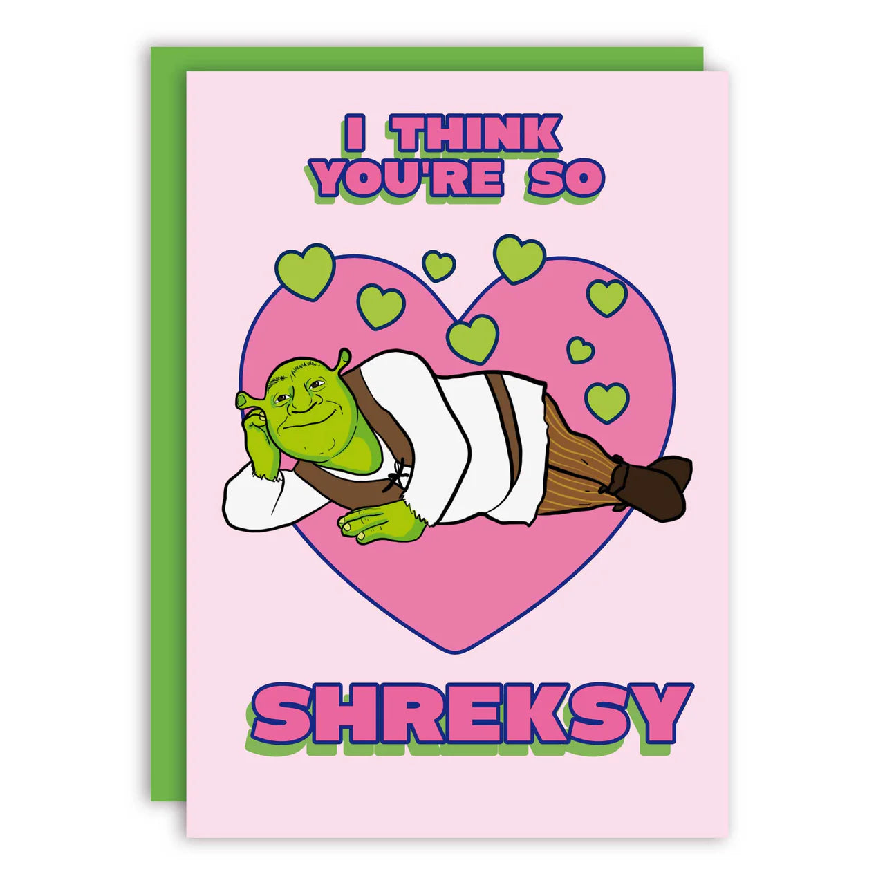 THE OH! SO SHREKSY GREETING CARD  - VIA IAMINHATELOVE | Only €4 | NOW AVAILABLE TO SHOP at IAMINHATELOVE 