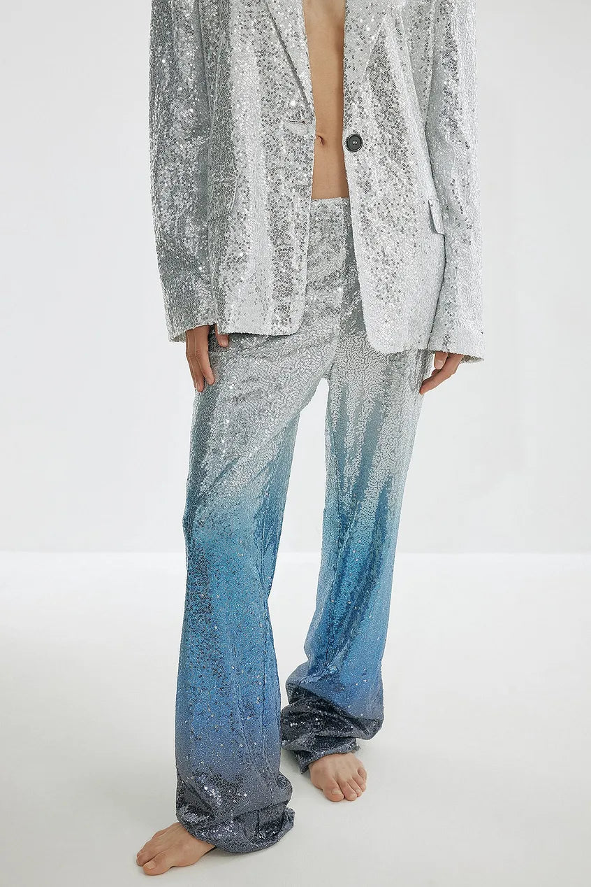 THE STRAIGHT SUIT SEQUIN TROUSERS - EXCLUSIVE Pants from NA-KD - Just $81.00! SHOP NOW AT IAMINHATELOVE BOTH IN STORE FOR CYPRUS AND ONLINE WORLDWIDE
