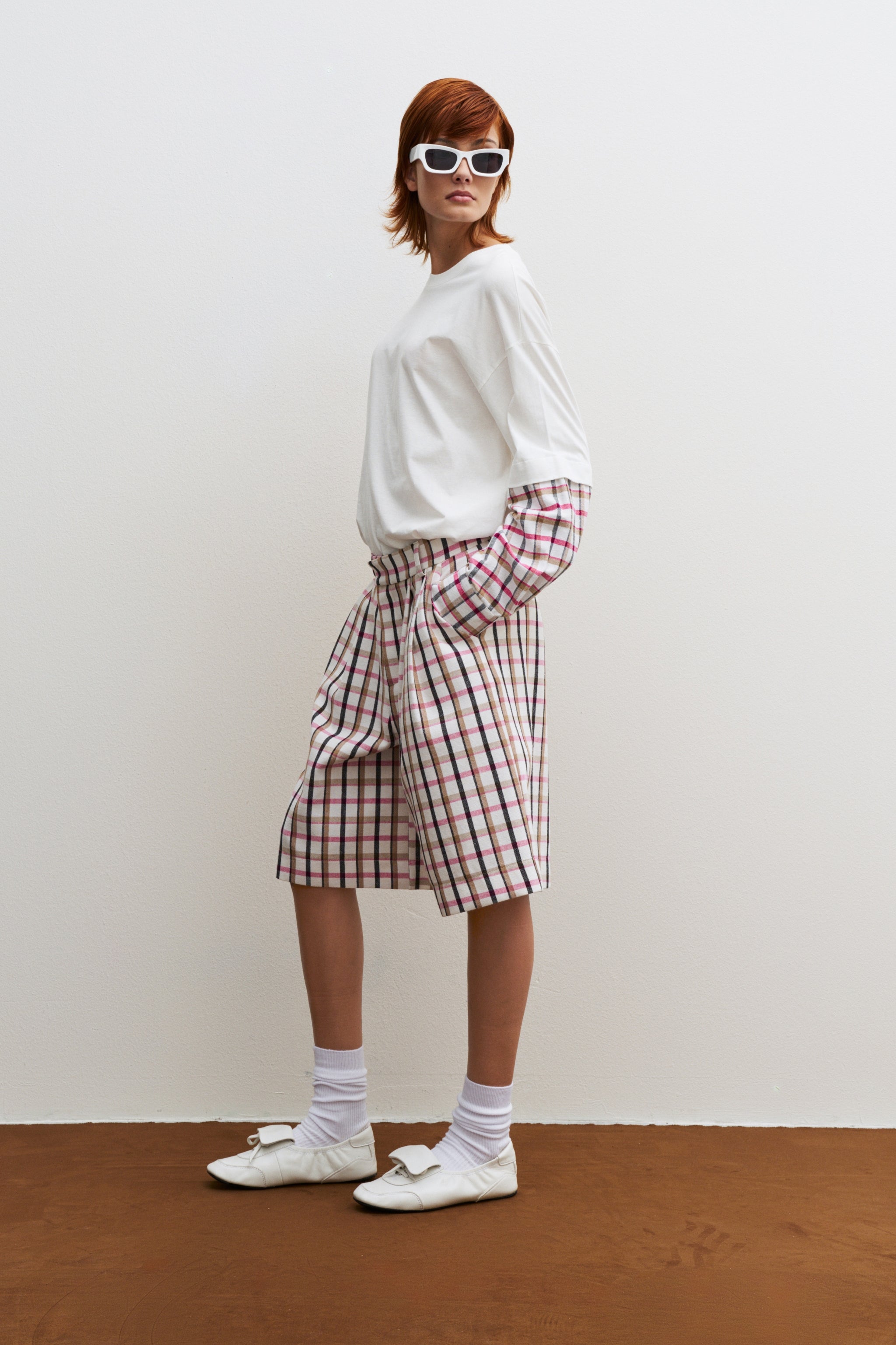 THE TOMBOY OVERSIZED TEE - CHECKERED PINK  - VIA CURATED BY | Only €57 | NOW AVAILABLE TO SHOP at IAMINHATELOVE