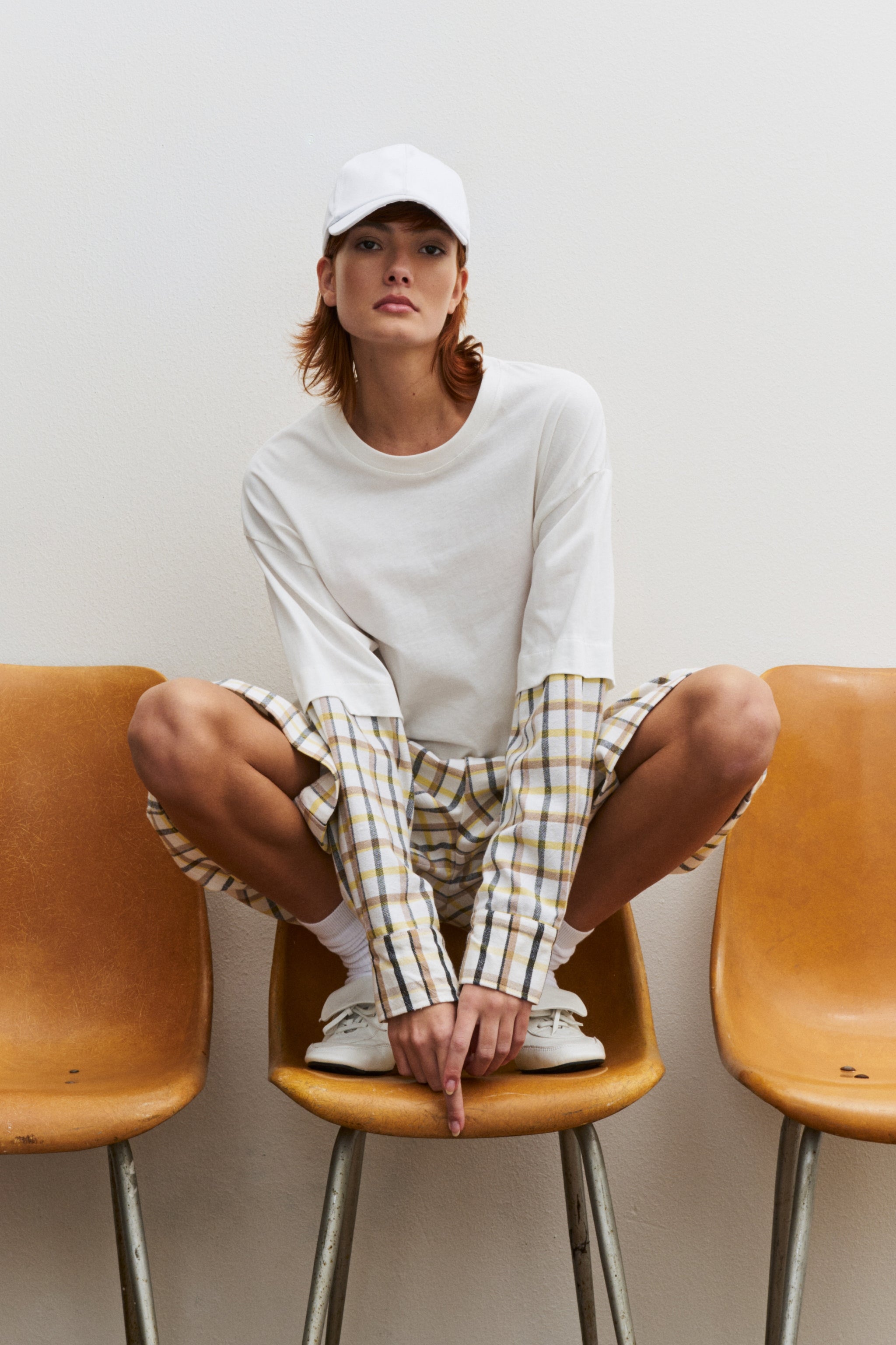 THE TOMBOY OVERSIZED TEE - CHECKERED YELLOW  - VIA CURATED BY | Only €57 | NOW AVAILABLE TO SHOP at IAMINHATELOVE