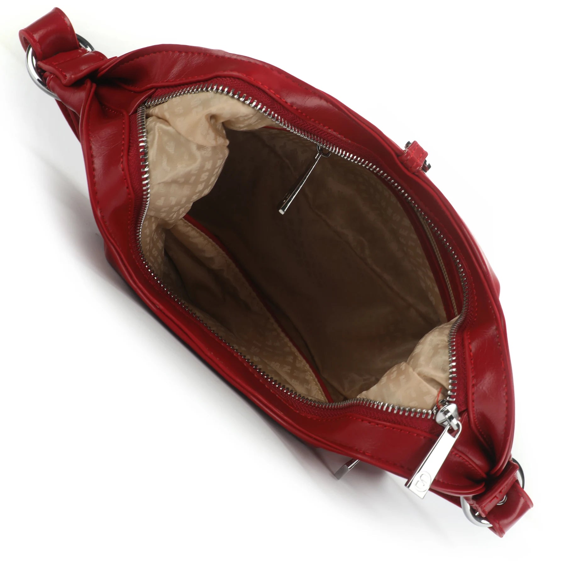 THE LOTTA SHOULDER BAG IN VEGAN LEATHER / WINE RED HUE  - VIA SILFEN | Only €79.99 | NOW AVAILABLE TO SHOP at IAMINHATELOVE