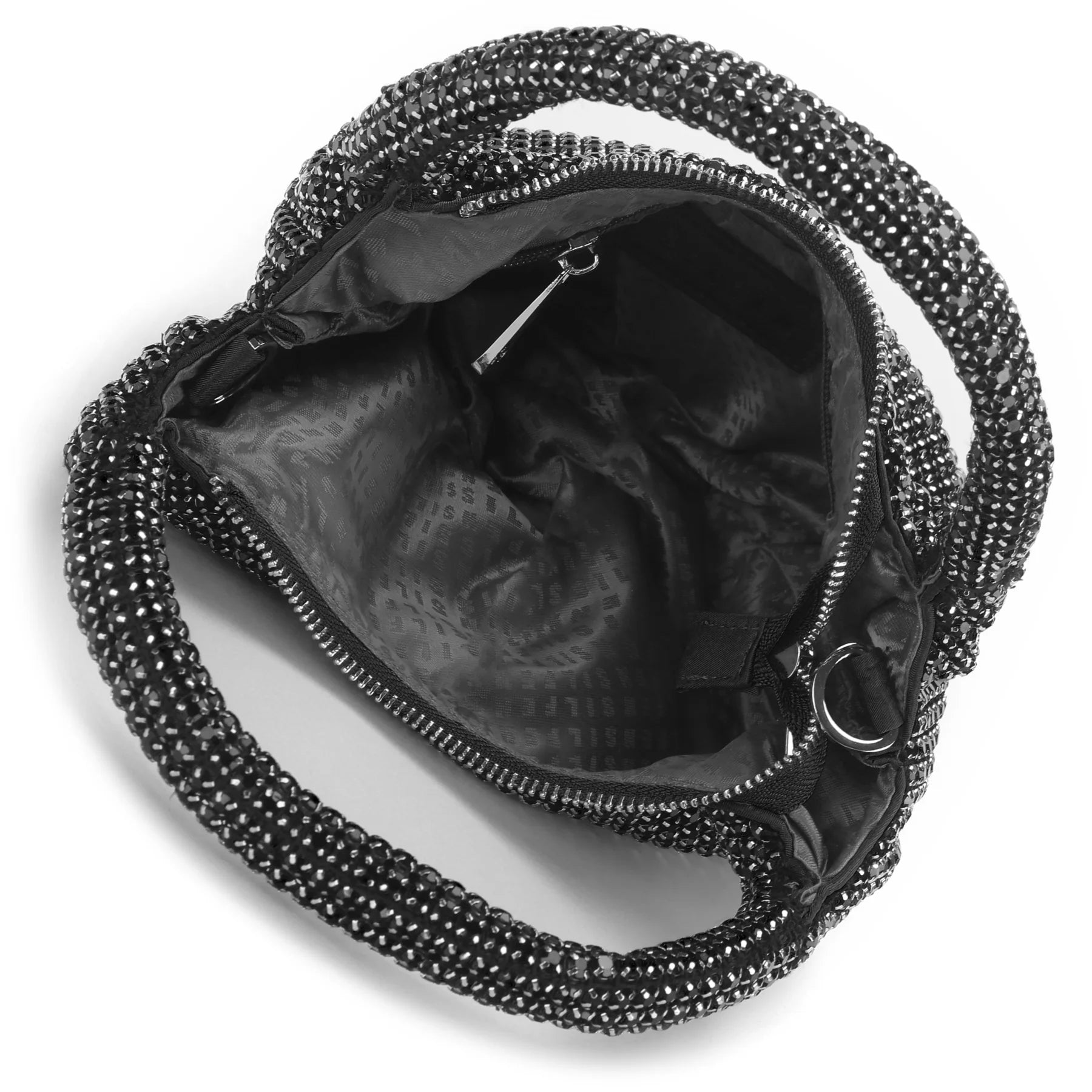 THE MINI MONA PARTY HANDBAG - SPARKLY BLACK  - VIA SILFEN | Only €72 | NOW AVAILABLE TO SHOP at IAMINHATELOVE