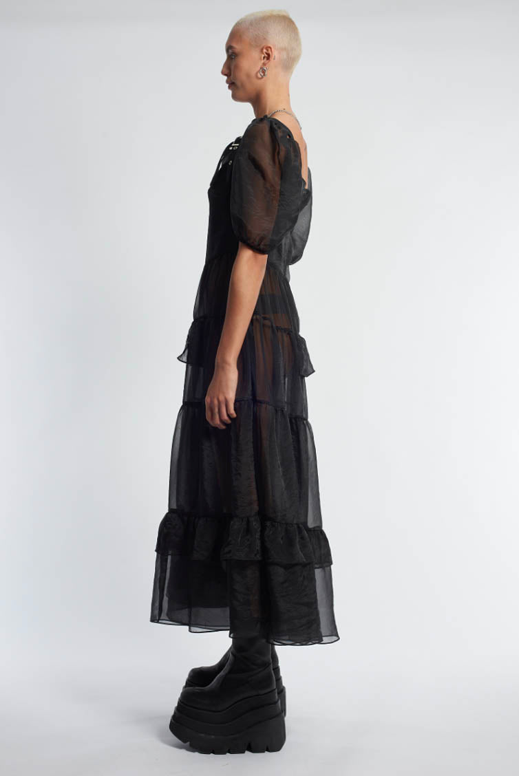 THE DAMSAL ORGANZA MAXI DRESS - EXCLUSIVE Dresses from THE RAGGED PRIEST - Just €99! SHOP NOW AT IAMINHATELOVE BOTH IN STORE FOR CYPRUS AND ONLINE WORLDWIDE @ IAMINHATELOVE.COM