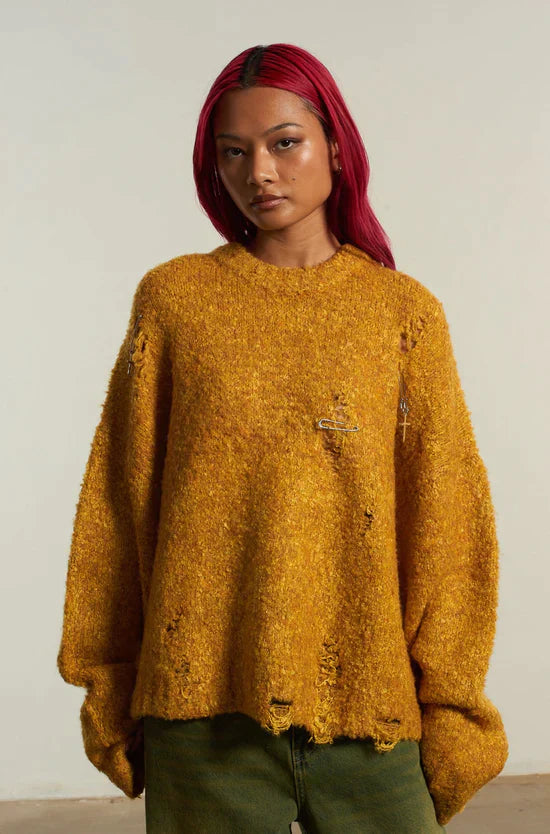 BLESSED CHARM KNIT - EXCLUSIVE Knitwear from THE RAGGED PRIEST - Just €86! SHOP NOW AT IAMINHATELOVE BOTH IN STORE FOR CYPRUS AND ONLINE WORLDWIDE @ IAMINHATELOVE.COM