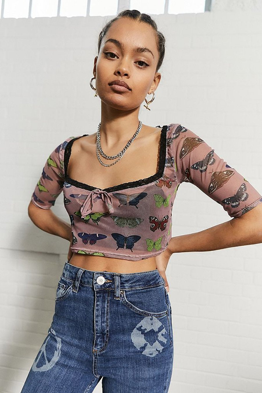 BUTTERFLY MESH TOP - EXCLUSIVE Tops from NGO - Just €22! SHOP NOW AT IAMINHATELOVE BOTH IN STORE FOR CYPRUS AND ONLINE WORLDWIDE @ IAMINHATELOVE.COM