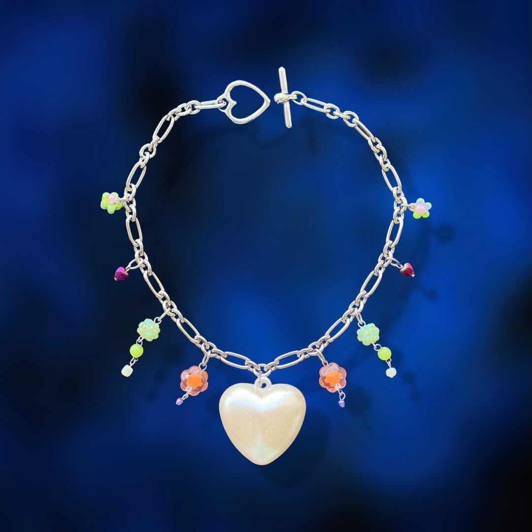 THE HEART SEMI CHOKER BEADED CHAIN NECKLACE  - VIA SOFT RUINS | Only €40 | NOW AVAILABLE TO SHOP at IAMINHATELOVE