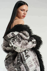 POSEUR GRAPHIC PRINTED TRENCH COAT - EXCLUSIVE Coats & Jackets from THE RAGGED PRIEST - Just $159.00! SHOP NOW AT IAMINHATELOVE BOTH IN STORE FOR CYPRUS AND ONLINE WORLDWIDE