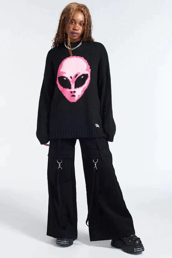 ALIEN KNIT JUMPER - EXCLUSIVE Knitwear from THE RAGGED PRIEST - Just $66.00! SHOP NOW AT IAMINHATELOVE BOTH IN STORE FOR CYPRUS AND ONLINE WORLDWIDE