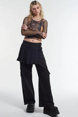 OUTCAST PANTS W/ SKIRT OVERLAY - EXCLUSIVE Pants from THE RAGGED PRIEST - Just $79.00! SHOP NOW AT IAMINHATELOVE BOTH IN STORE FOR CYPRUS AND ONLINE WORLDWIDE