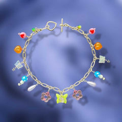 THE NEON BUTTERFLY SEMI CHOKER - CHAIN NECKLACE - EXCLUSIVE Jewelry from SOFT RUINS - Just $45.00! SHOP NOW AT IAMINHATELOVE BOTH IN STORE FOR CYPRUS AND ONLINE WORLDWIDE