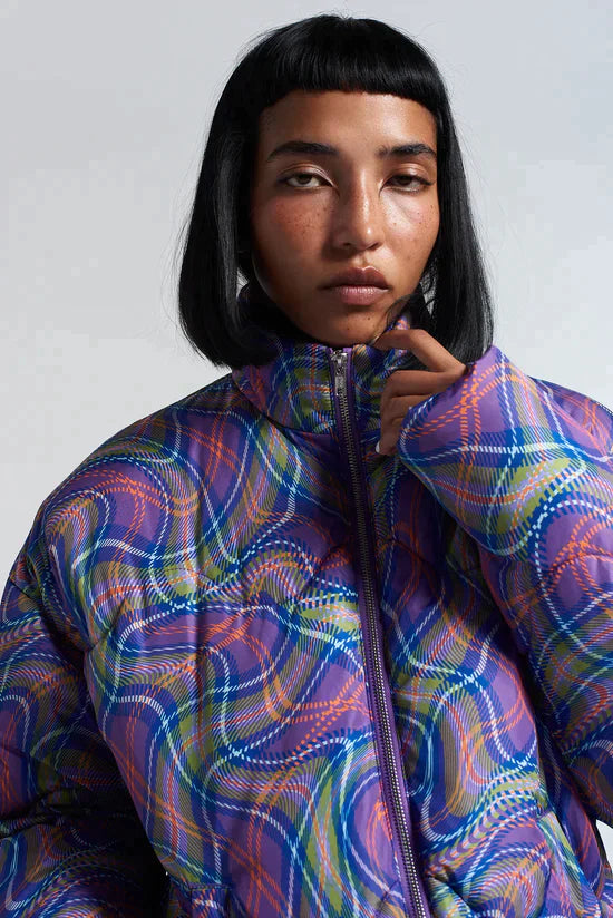 WARPED CROPPED PUFFER JACKET  - VIA THE RAGGED PRIEST | Only €99 | NOW AVAILABLE TO SHOP at IAMINHATELOVE