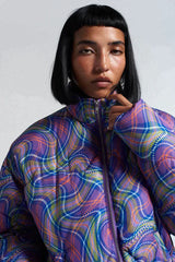 WARPED CROPPED PUFFER JACKET - EXCLUSIVE Jackets from THE RAGGED PRIEST - Just $99.00! SHOP NOW AT IAMINHATELOVE BOTH IN STORE FOR CYPRUS AND ONLINE WORLDWIDE