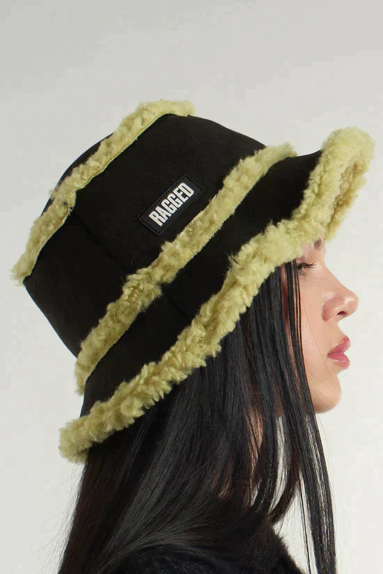 BORG FAUX FUR BUCKET HAT - EXCLUSIVE Hats from THE RAGGED PRIEST - Just $38.00! SHOP NOW AT IAMINHATELOVE BOTH IN STORE FOR CYPRUS AND ONLINE WORLDWIDE