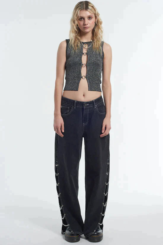SPACE KNIT TOP - EXCLUSIVE Tops from THE RAGGED PRIEST - Just $46.00! SHOP NOW AT IAMINHATELOVE BOTH IN STORE FOR CYPRUS AND ONLINE WORLDWIDE