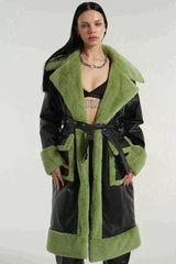 BRUISER FAUX LEATHER TRENCH COAT - EXCLUSIVE Coats & Jackets from THE RAGGED PRIEST - Just $165.00! SHOP NOW AT IAMINHATELOVE BOTH IN STORE FOR CYPRUS AND ONLINE WORLDWIDE