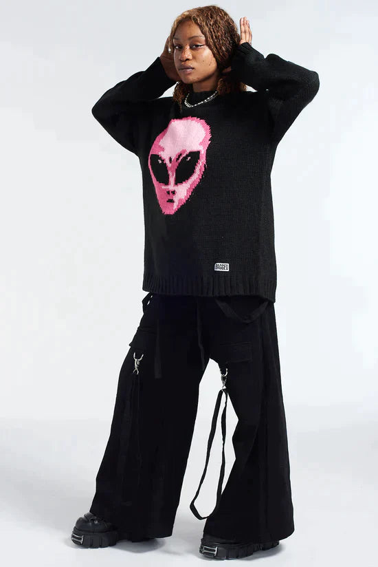 ALIEN KNIT JUMPER - EXCLUSIVE Knitwear from THE RAGGED PRIEST - Just €66! SHOP NOW AT IAMINHATELOVE BOTH IN STORE FOR CYPRUS AND ONLINE WORLDWIDE @ IAMINHATELOVE.COM