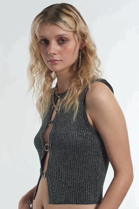 SPACE KNIT TOP - EXCLUSIVE Tops from THE RAGGED PRIEST - Just $46.00! SHOP NOW AT IAMINHATELOVE BOTH IN STORE FOR CYPRUS AND ONLINE WORLDWIDE