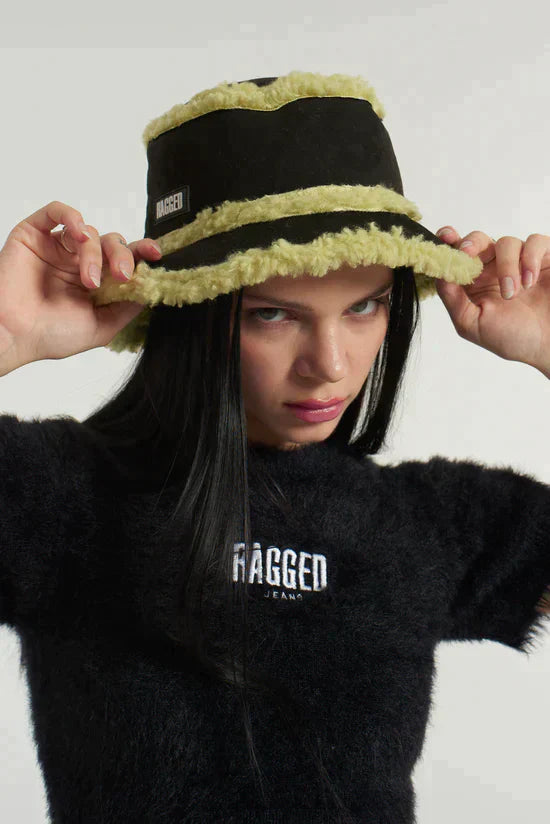 BORG FAUX FUR BUCKET HAT - EXCLUSIVE Hats from THE RAGGED PRIEST - Just $38.00! SHOP NOW AT IAMINHATELOVE BOTH IN STORE FOR CYPRUS AND ONLINE WORLDWIDE