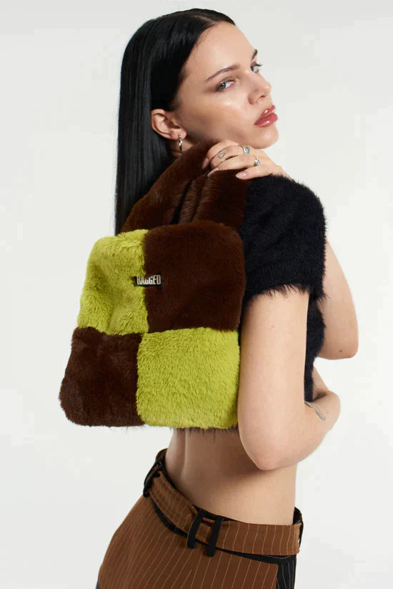GROUCH FAUX FUR GRAB BAG - EXCLUSIVE Bags from THE RAGGED PRIEST - Just €41! SHOP NOW AT IAMINHATELOVE BOTH IN STORE FOR CYPRUS AND ONLINE WORLDWIDE @ IAMINHATELOVE.COM