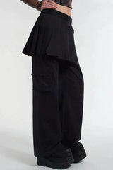 OUTCAST PANTS W/ SKIRT OVERLAY - EXCLUSIVE Pants from THE RAGGED PRIEST - Just $79.00! SHOP NOW AT IAMINHATELOVE BOTH IN STORE FOR CYPRUS AND ONLINE WORLDWIDE