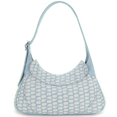 THEA SHOULDER BAG - DENIM LIGHT ICON W/ BUCKLE - EXCLUSIVE Bags from SILFEN - Just $63.00! SHOP NOW AT IAMINHATELOVE BOTH IN STORE FOR CYPRUS AND ONLINE WORLDWIDE