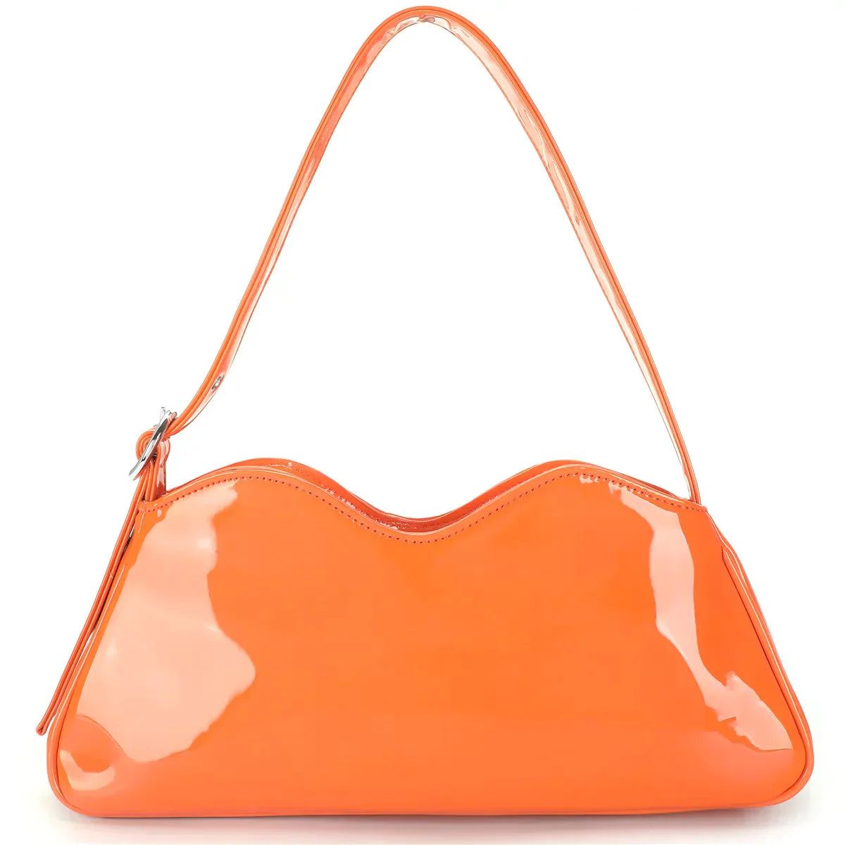 GRACE SHOULDER BAG - FLAME ORANGE  - VIA SILFEN | Only €63 | NOW AVAILABLE TO SHOP at IAMINHATELOVE