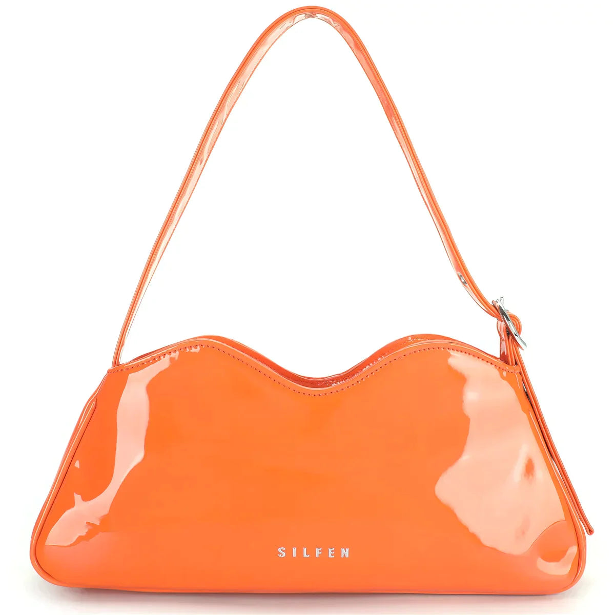 GRACE SHOULDER BAG - FLAME ORANGE  - VIA SILFEN | Only €63 | NOW AVAILABLE TO SHOP at IAMINHATELOVE