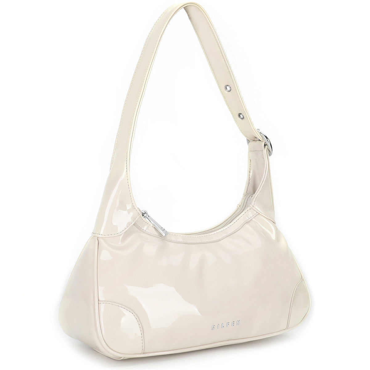 THORA SHOULDER BAG - ANGORA LACQUER  - VIA SILFEN | Only €63 | NOW AVAILABLE TO SHOP at IAMINHATELOVE